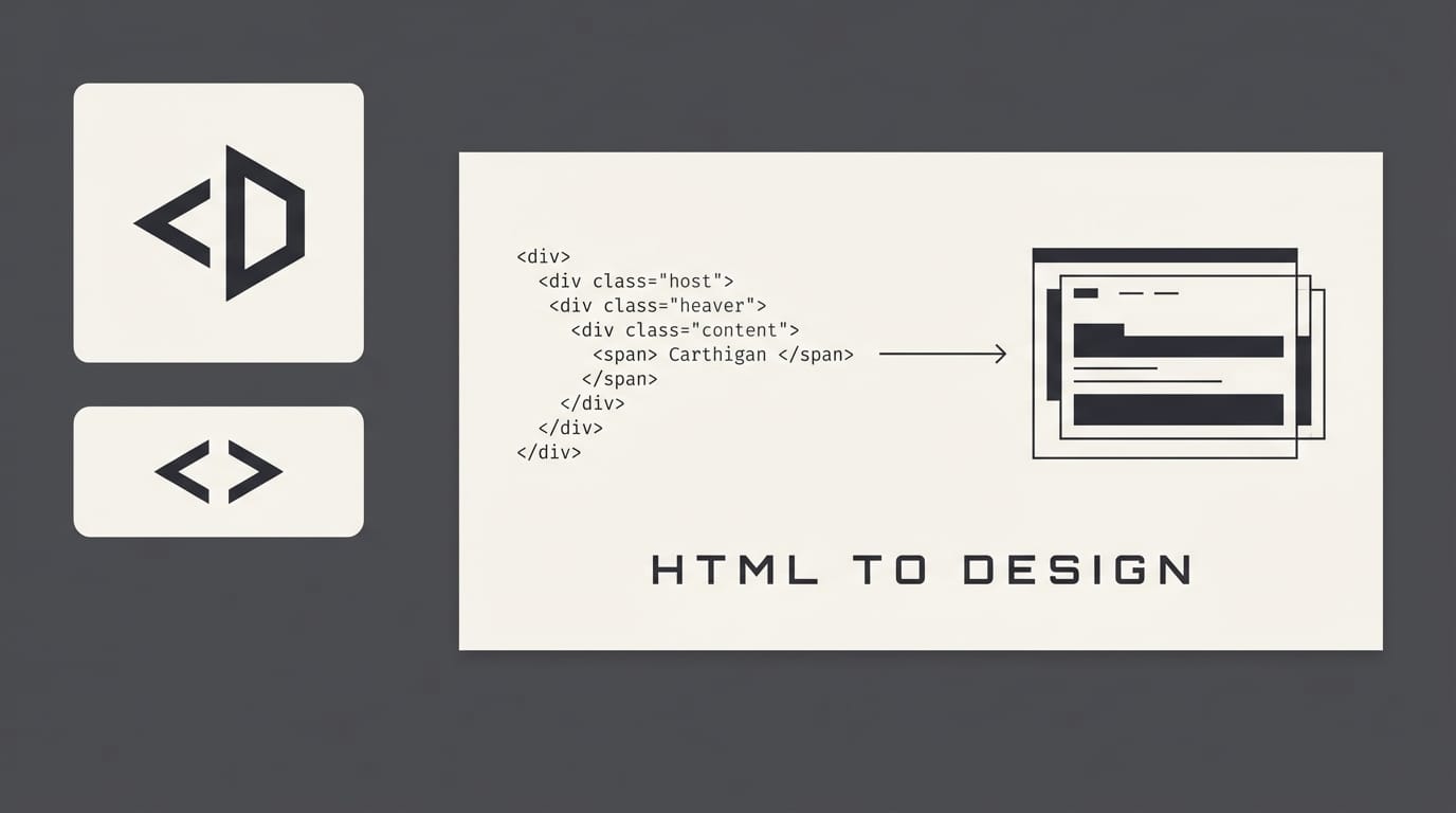 HTML TO DESIGN