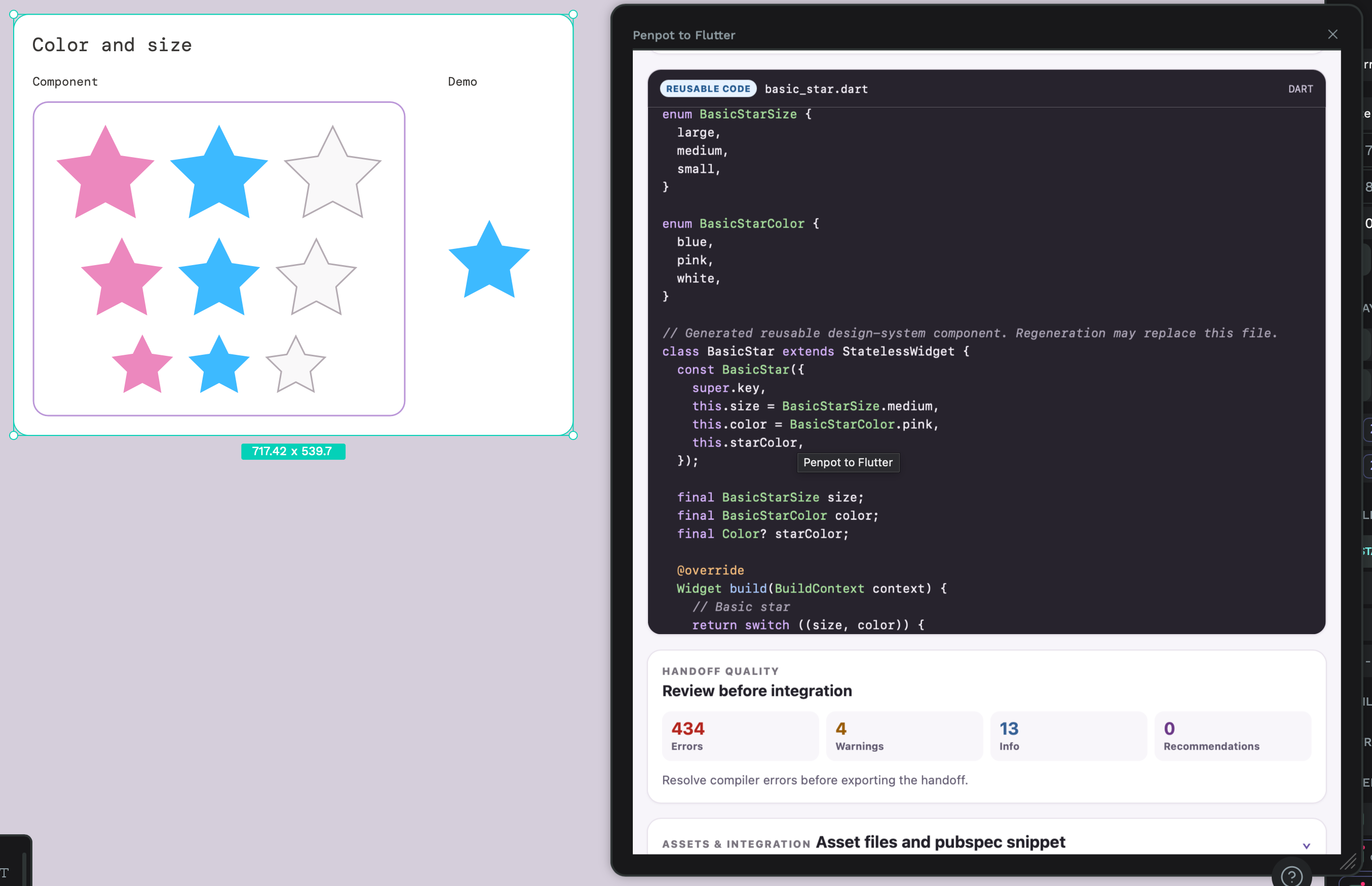 penpot2flutter screenshot 1