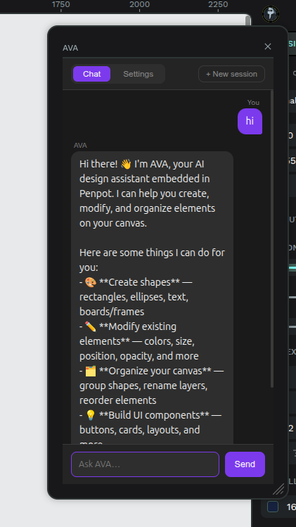 Penpot AVA - AI Visual Assistant screenshot 3