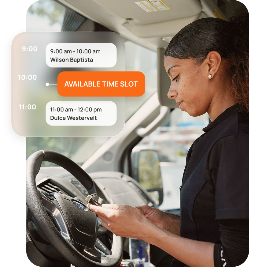MoeGo makes schedule automated background