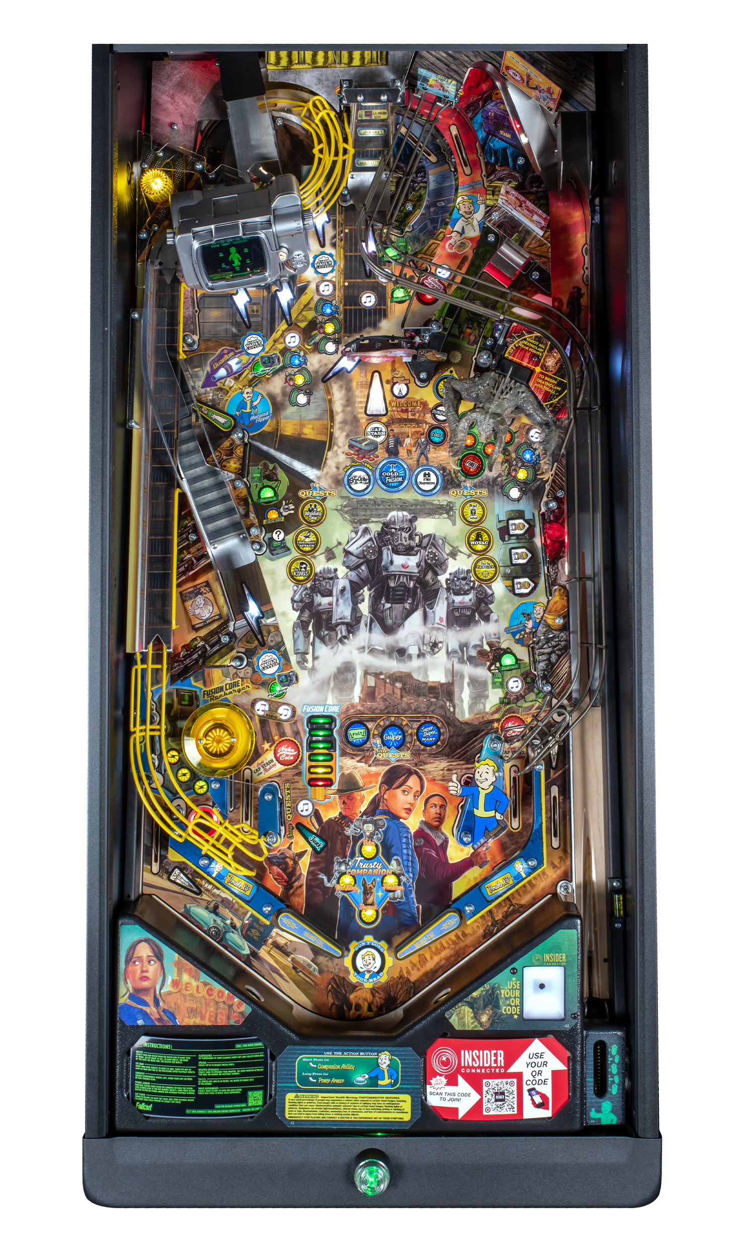 Fallout Pro Playfield Layout