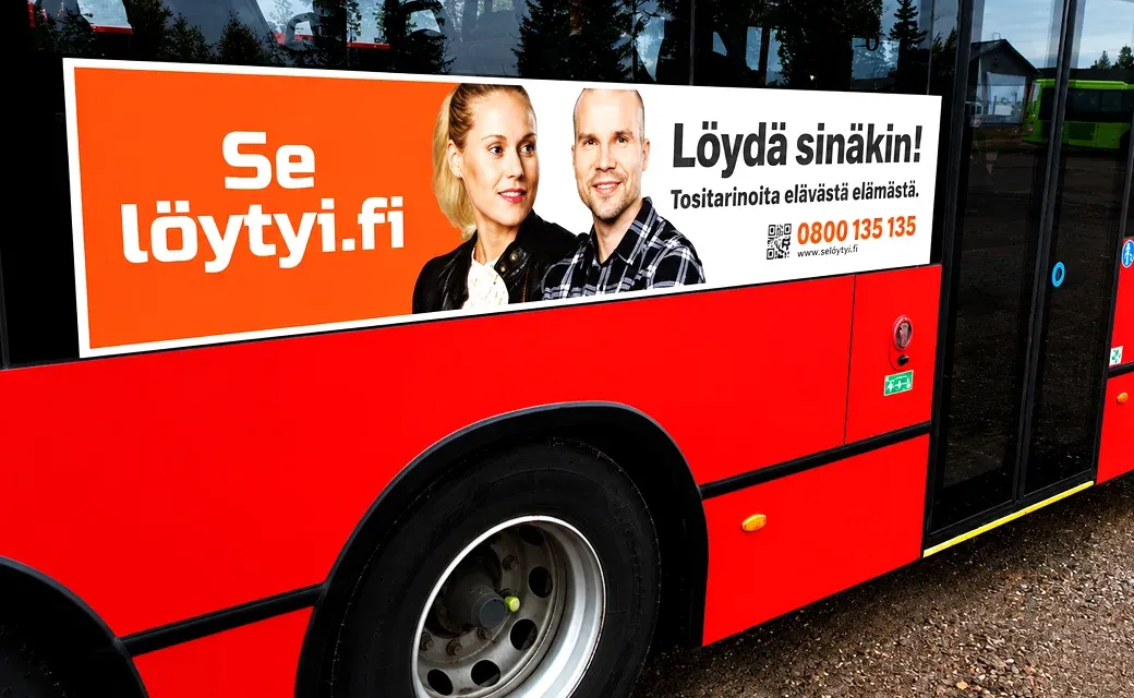 I Found It bus ads