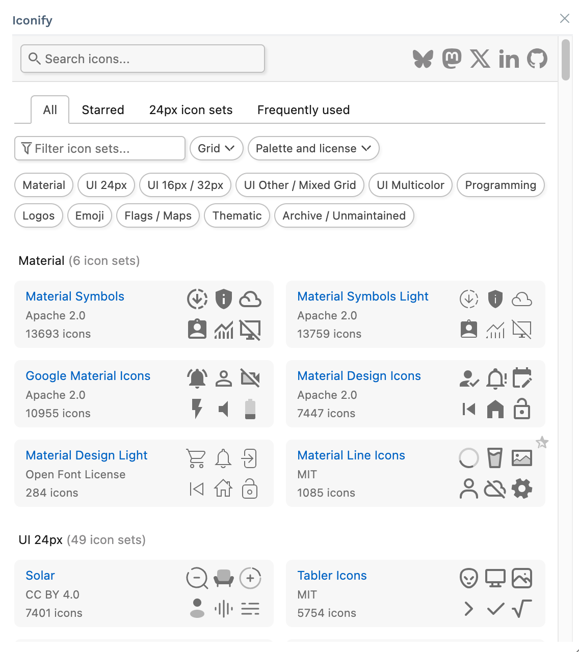 Iconify screenshot 1