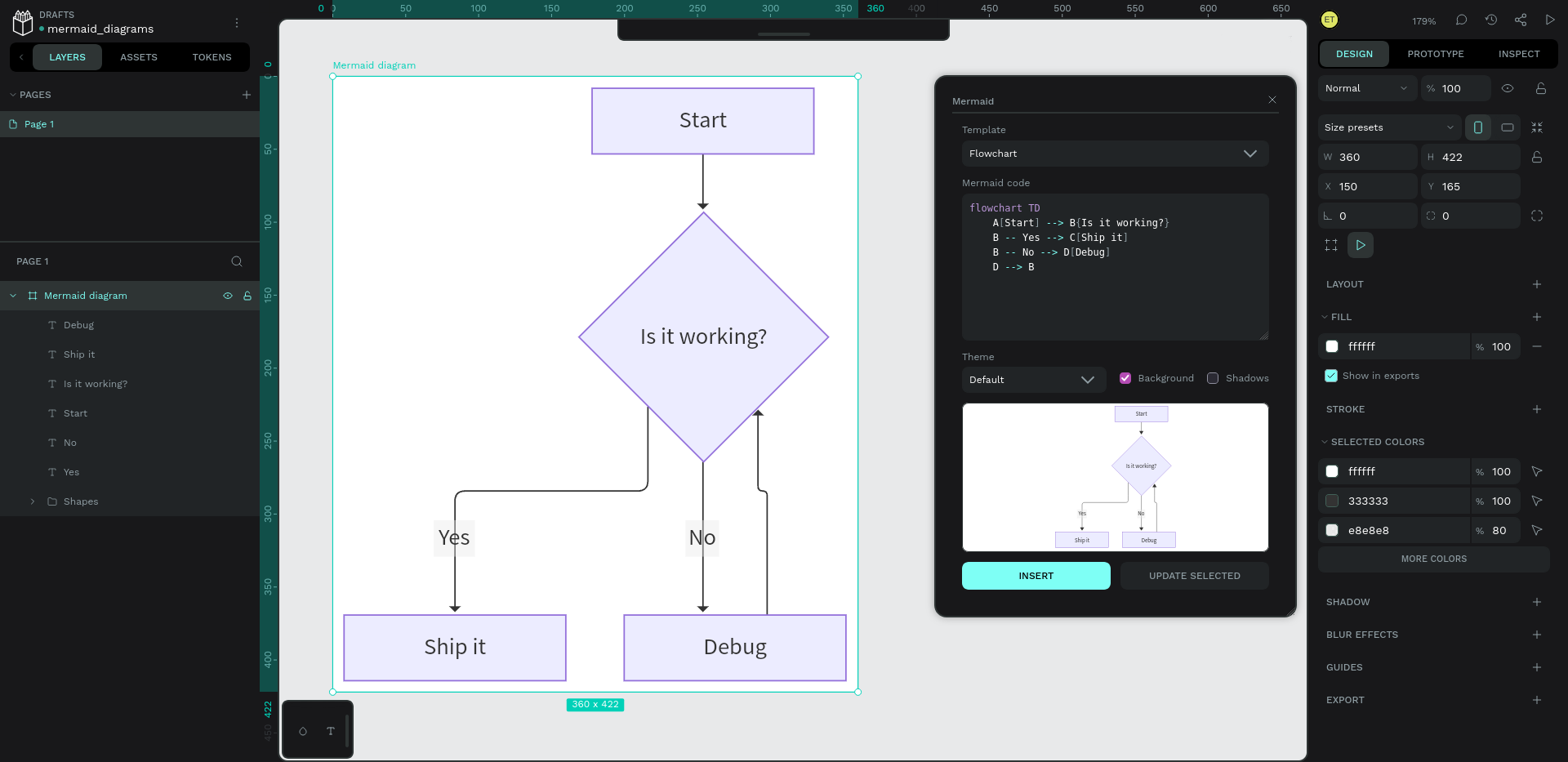 Mermaid Diagrams screenshot 1
