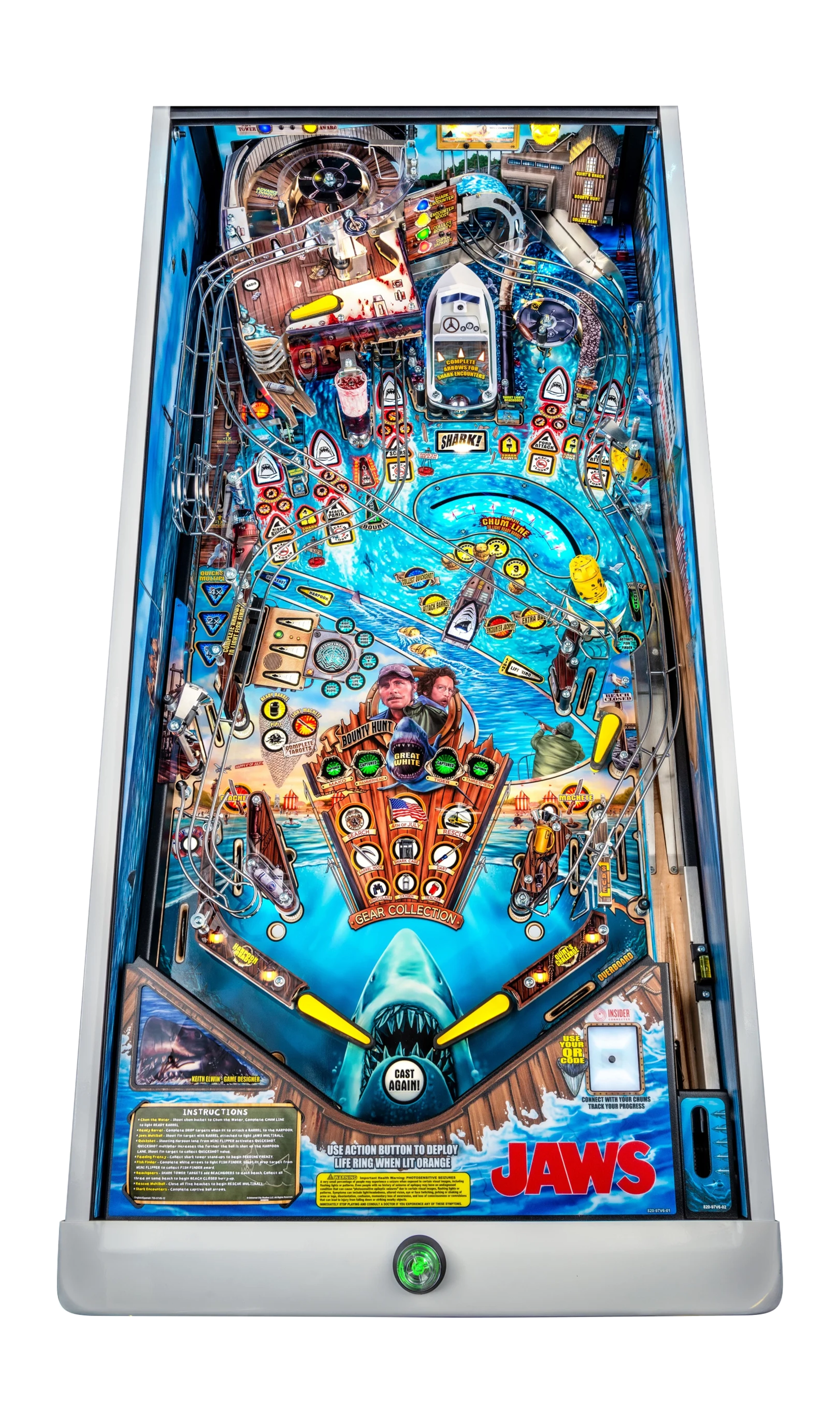Jaws Limited Edition playfield.