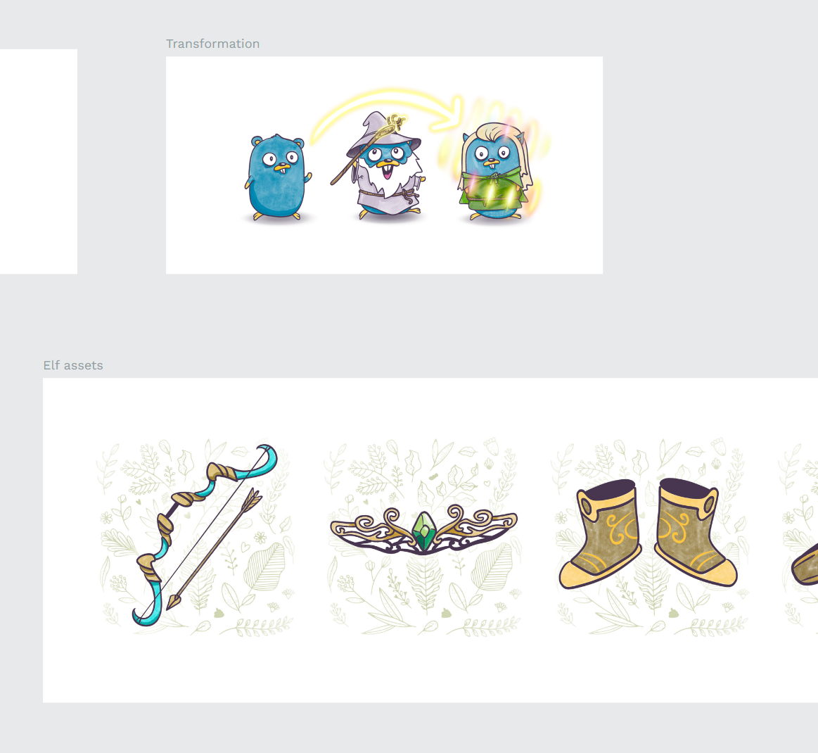 Gopher illustrations v2 screenshot 2