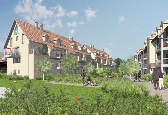 Wohnüberbauung hinter dem Thor 'Burgpark' Aarburg AG