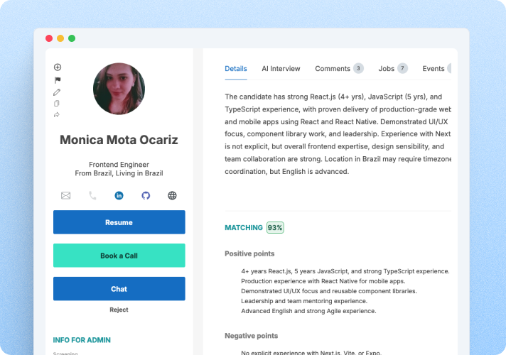 Smart Profile powered by AI