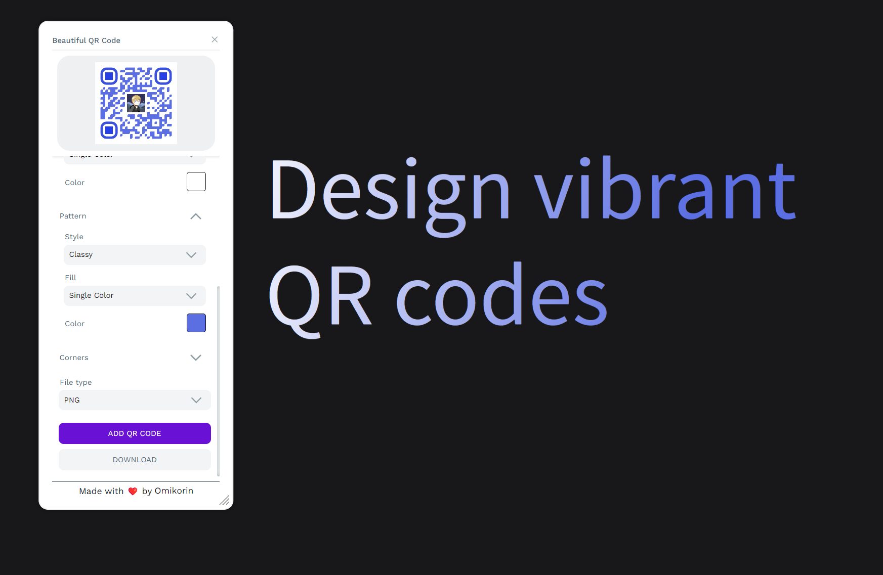 Beautiful QR Code screenshot 1