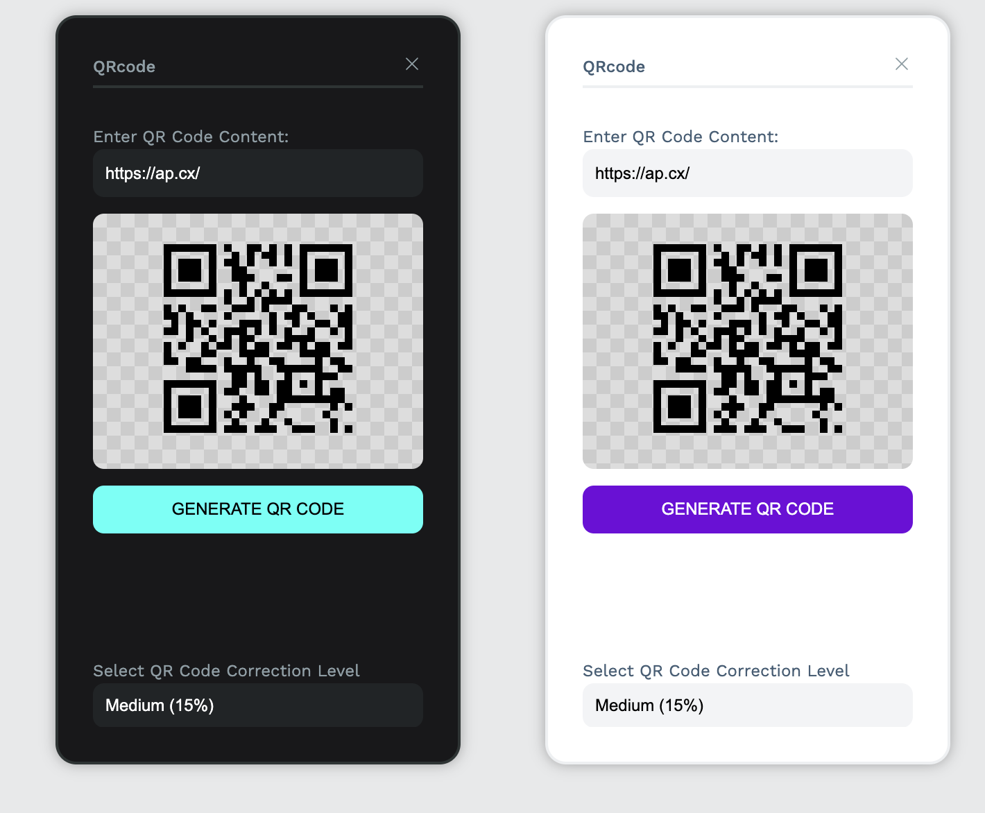 QRCode screenshot 1