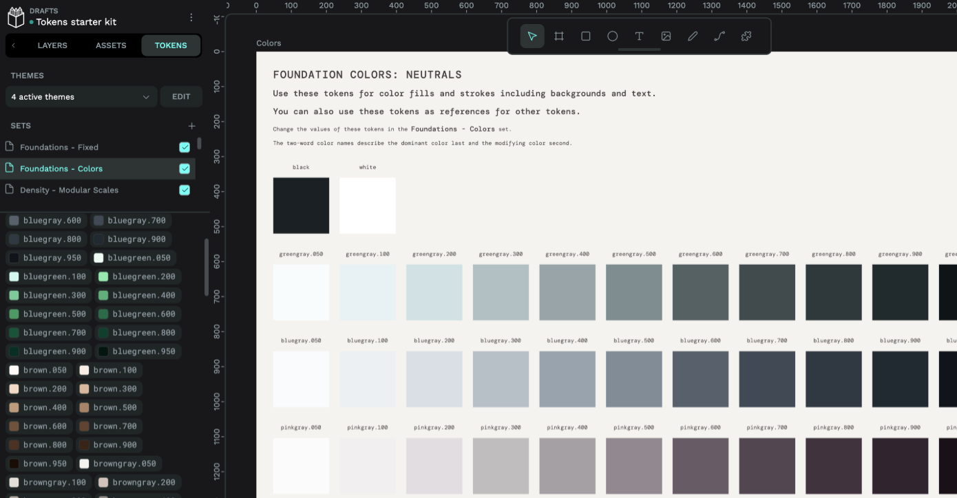 Design tokens starter kit screenshot 1