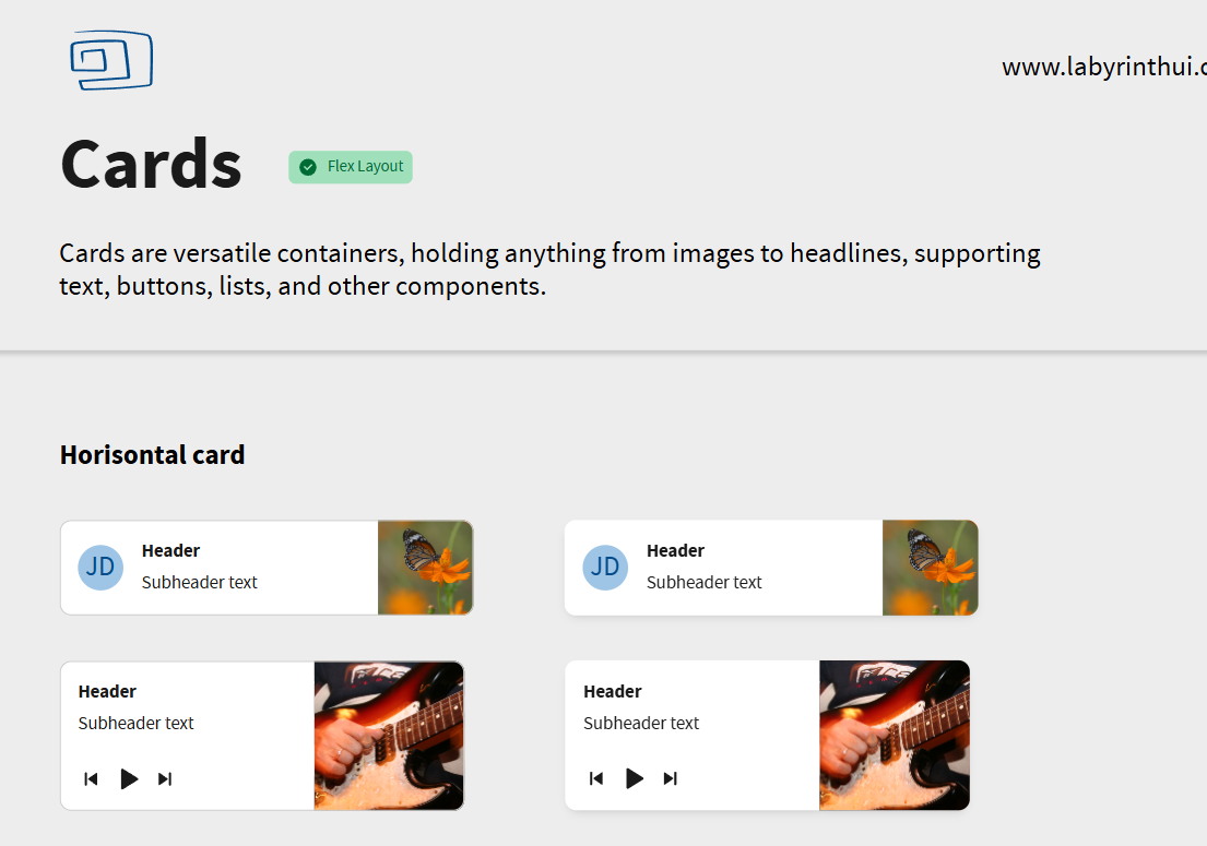 Labyrinth UI free kit screenshot 3