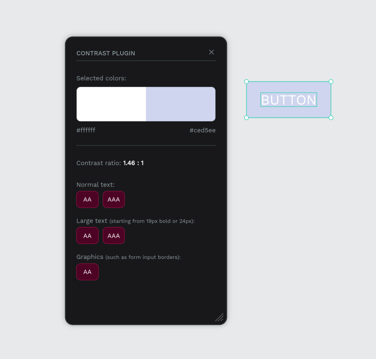 Contrast checker screenshot 3
