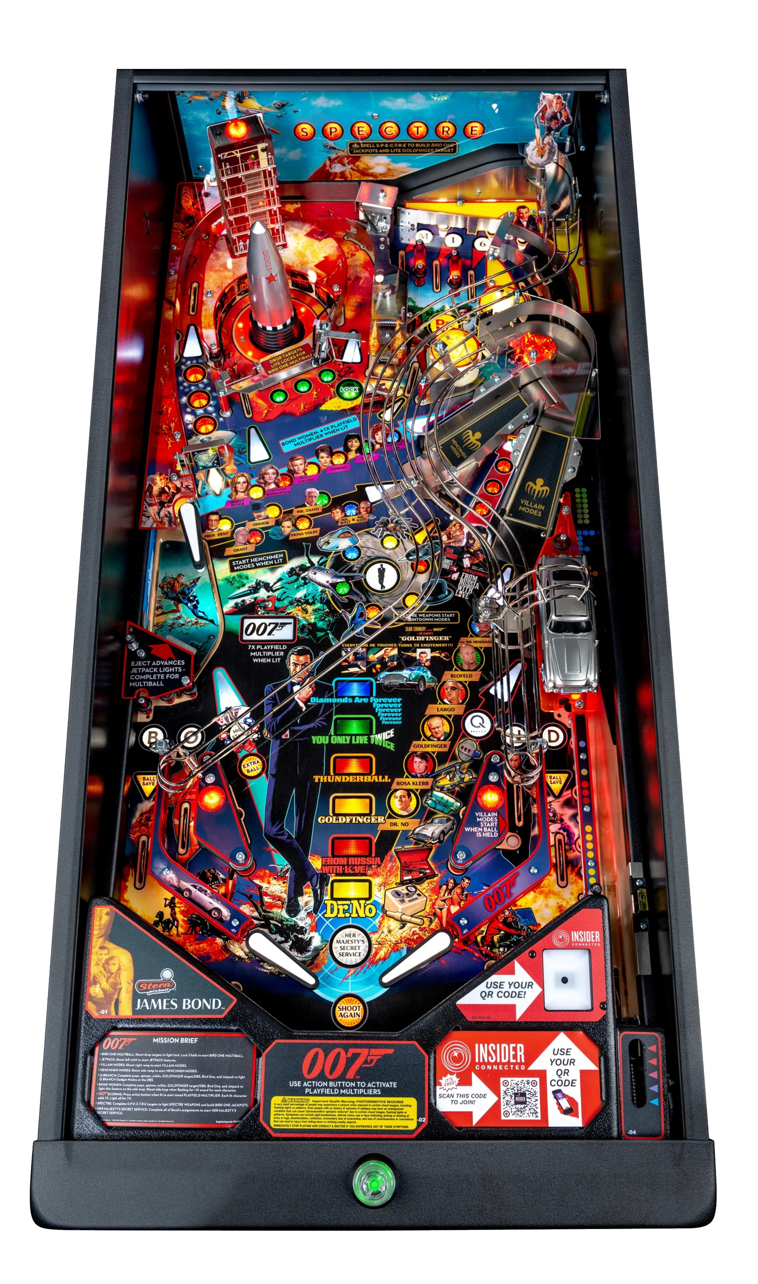 James Bond 007 Pro playfield.