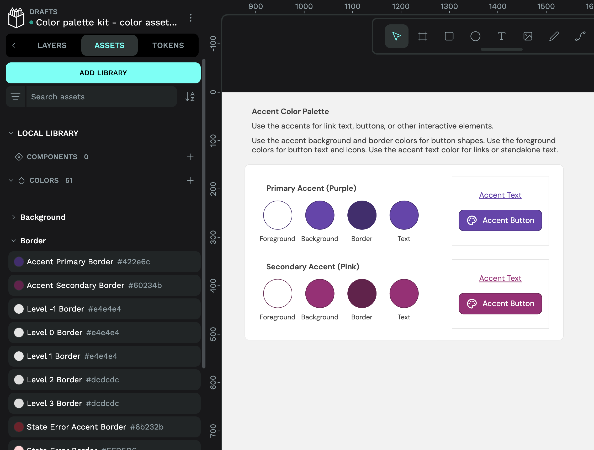 Color palette kit - Color assets edition screenshot 2