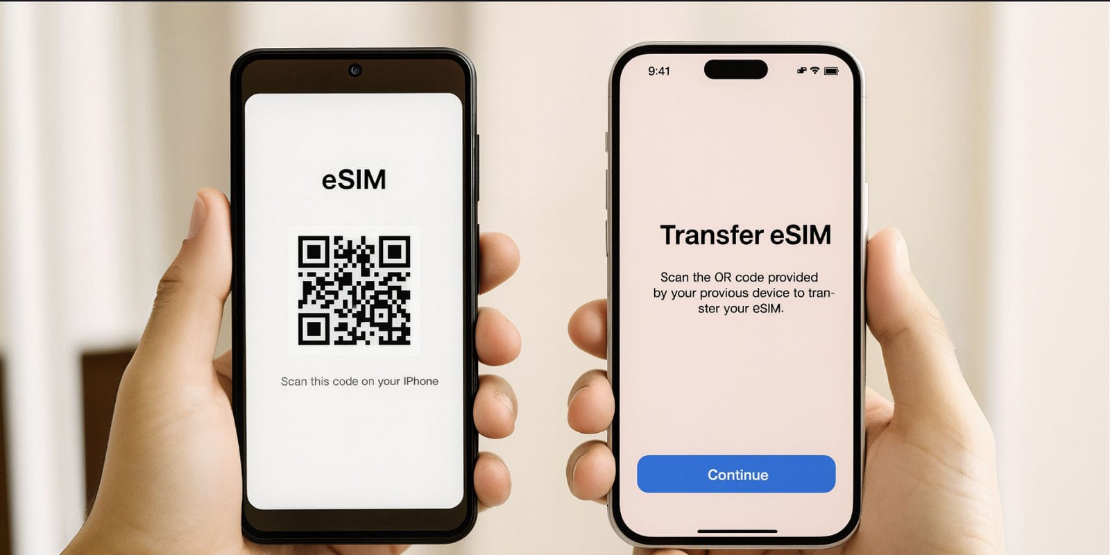 How to Transfer eSIM to New iPhone From iPhone or Android