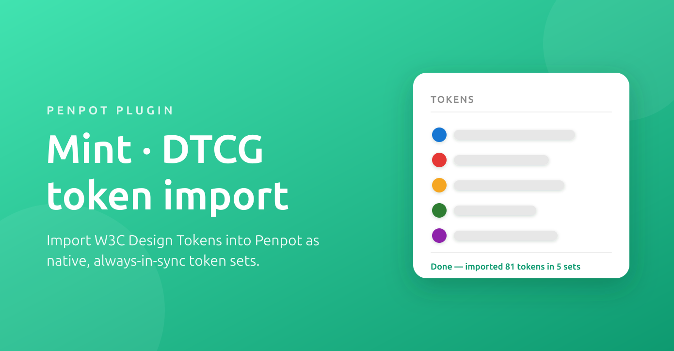 DTCG Token Import
