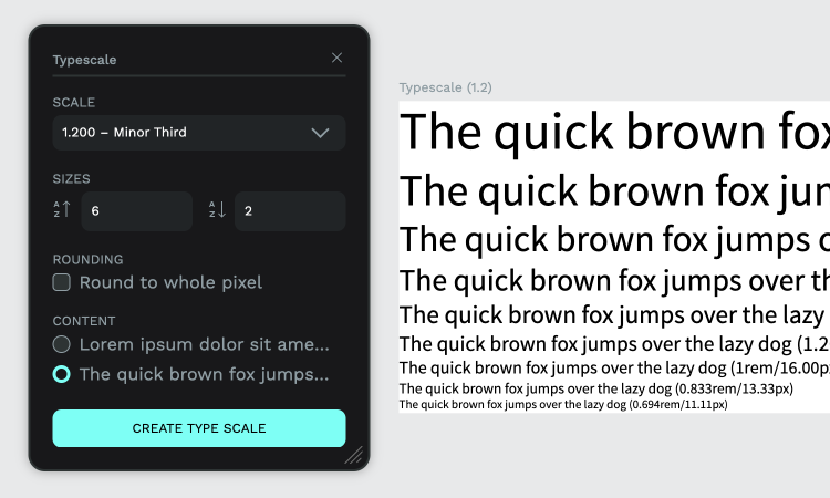 Typescale screenshot 2