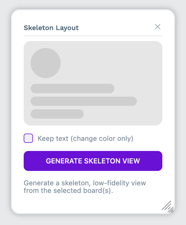 Skeleton Layout screenshot 2