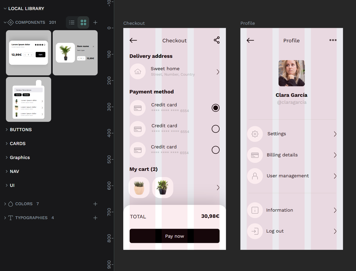 Plants app screenshot 1