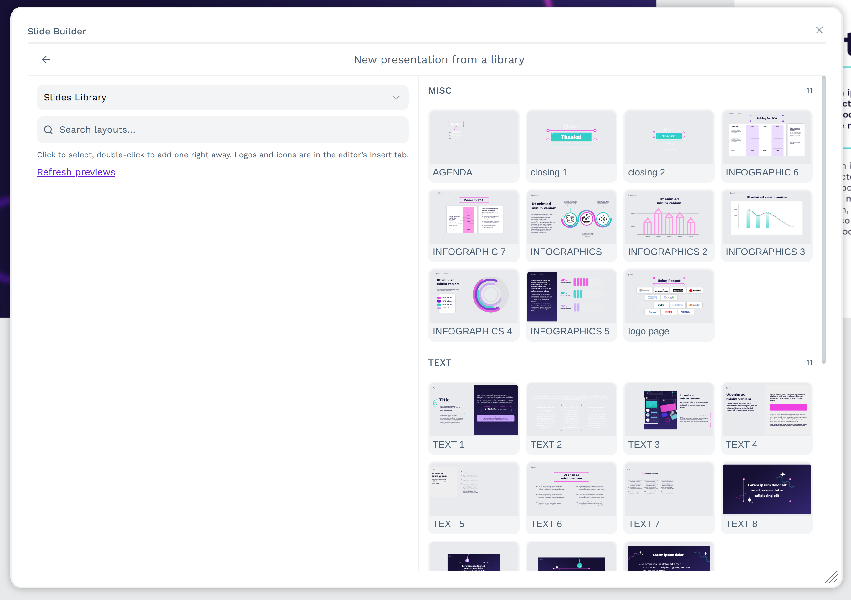 Slides screenshot 1