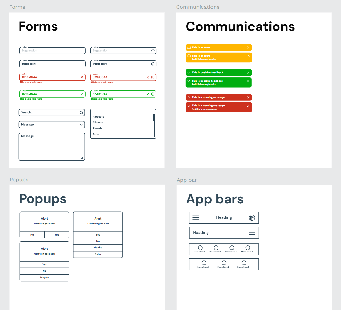 Wireframes kit screenshot 1