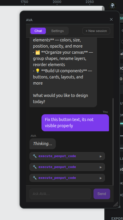 Penpot AVA - AI Visual Assistant screenshot 2