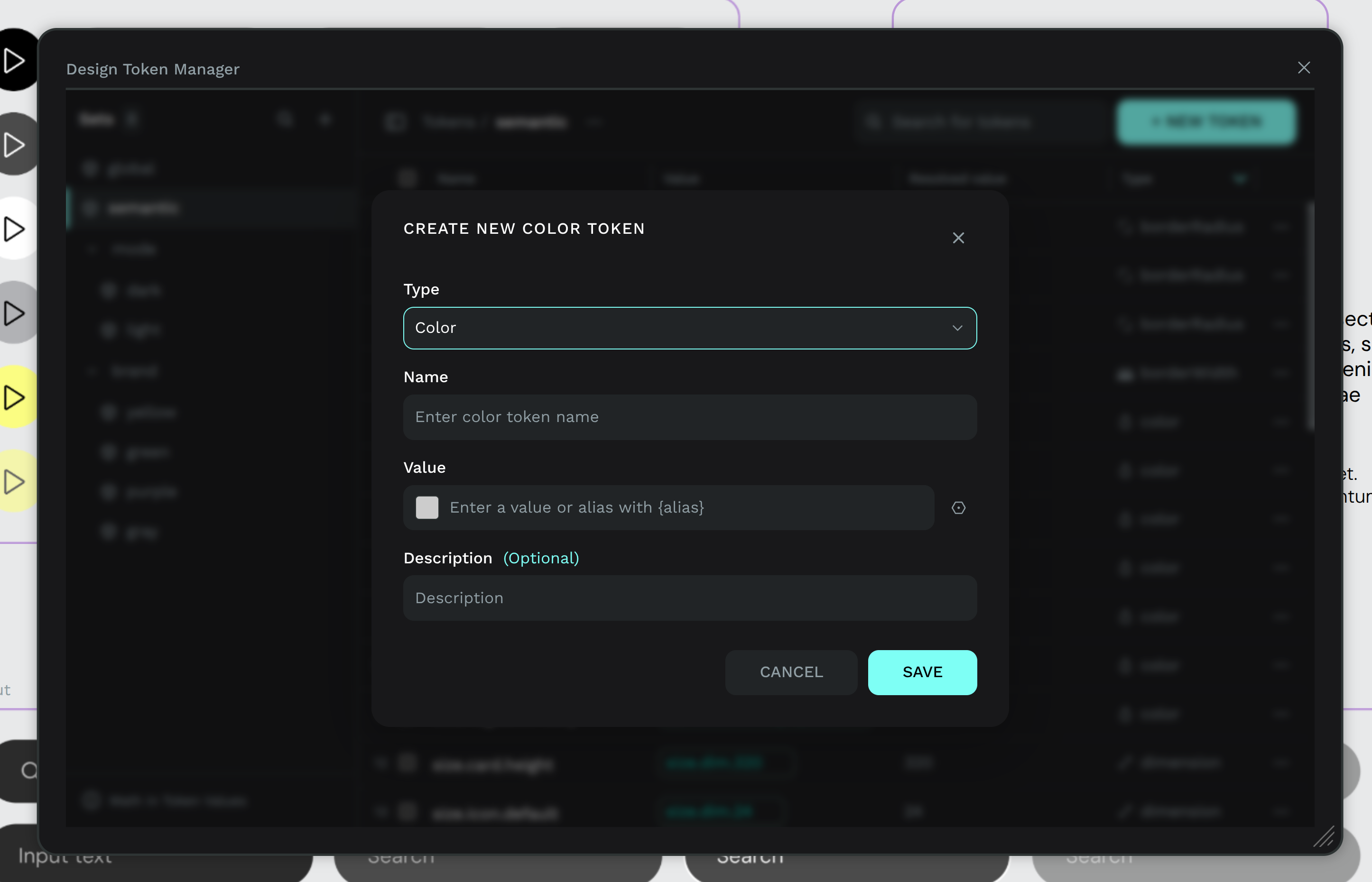 Design Token Manager screenshot 1