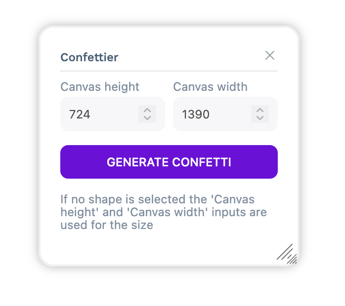 Confettier screenshot 1