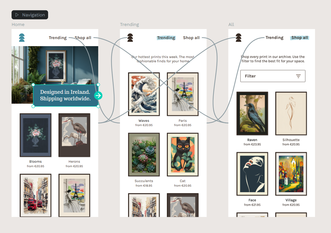 Prototype examples screenshot 1