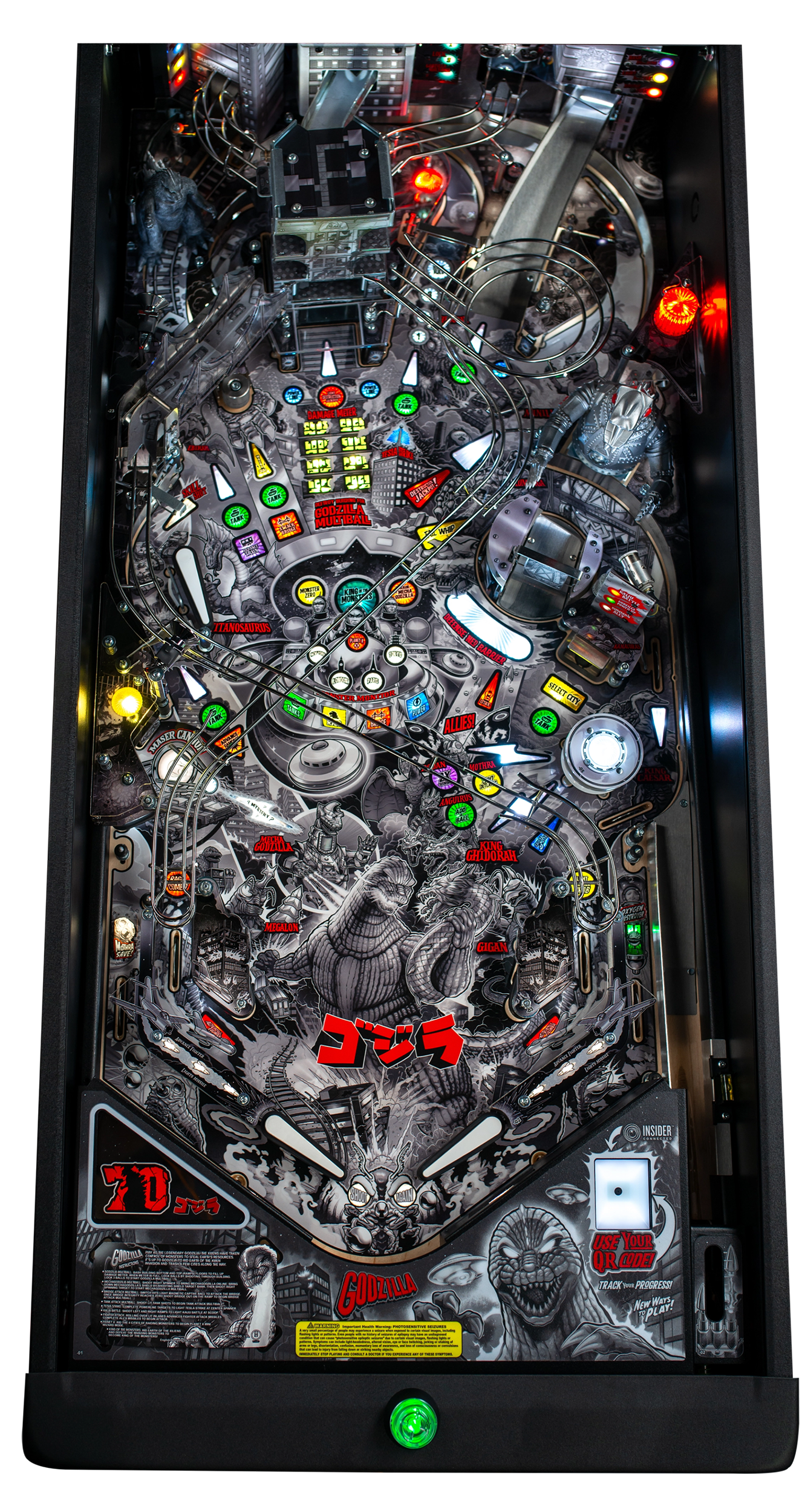 Godzilla Anniversary Edition Playfield