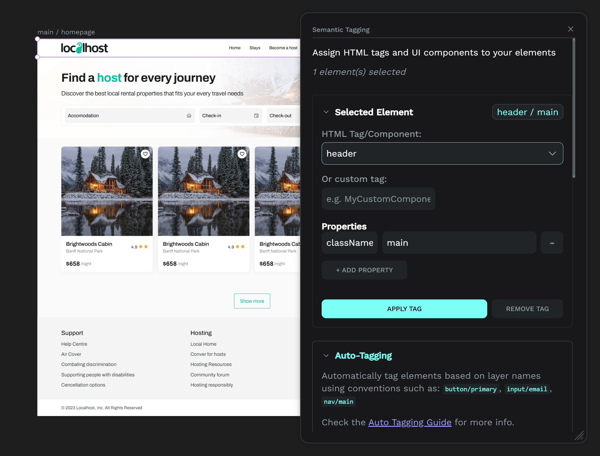 Semantic Tagger screenshot 1