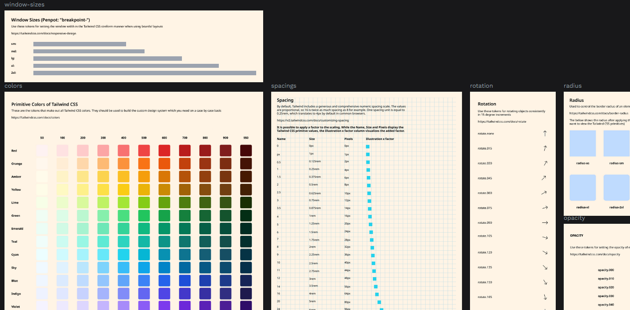 TailwindCSS Design Tokens - Helionox screenshot 2