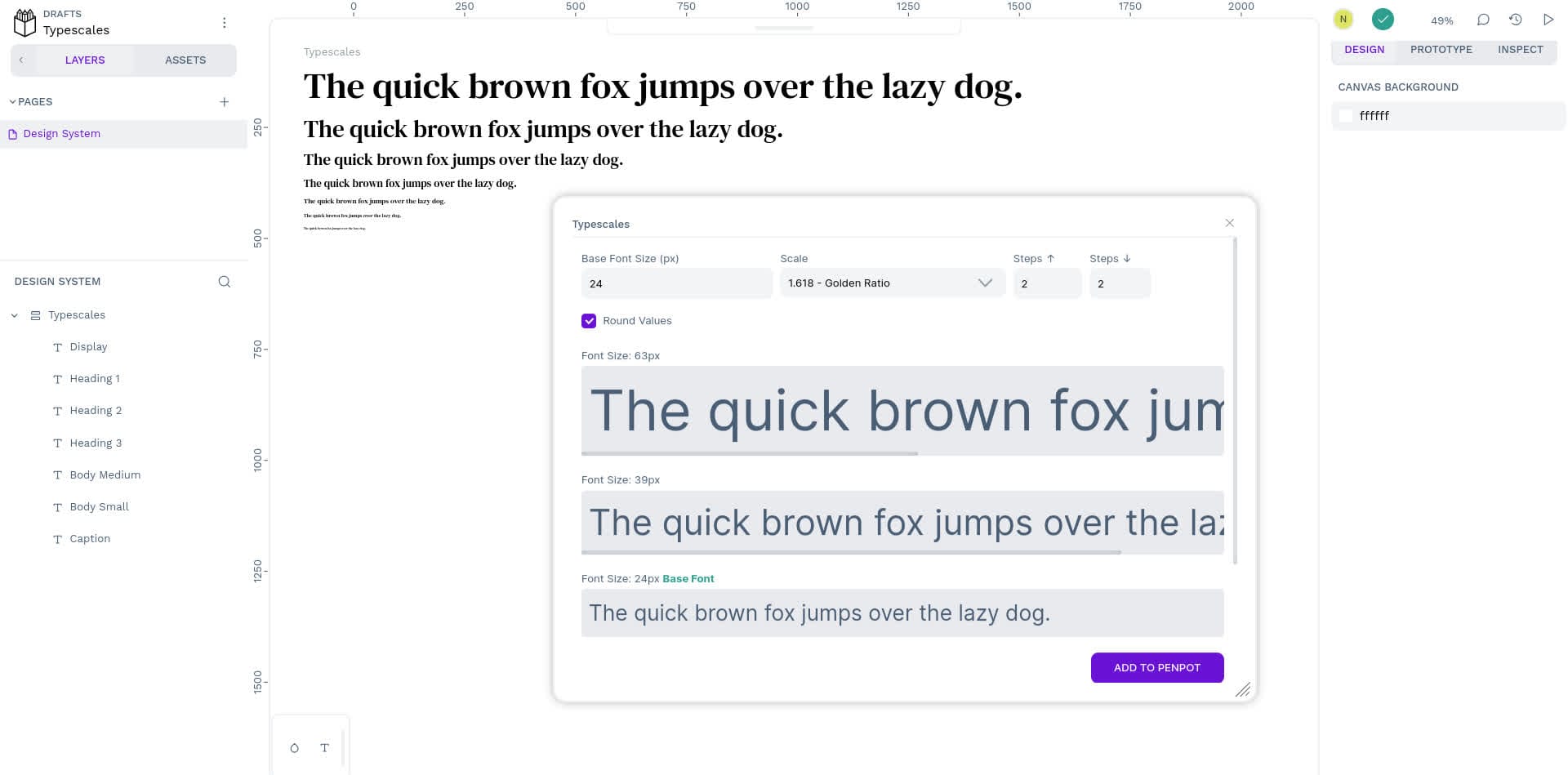 Typescales screenshot 1