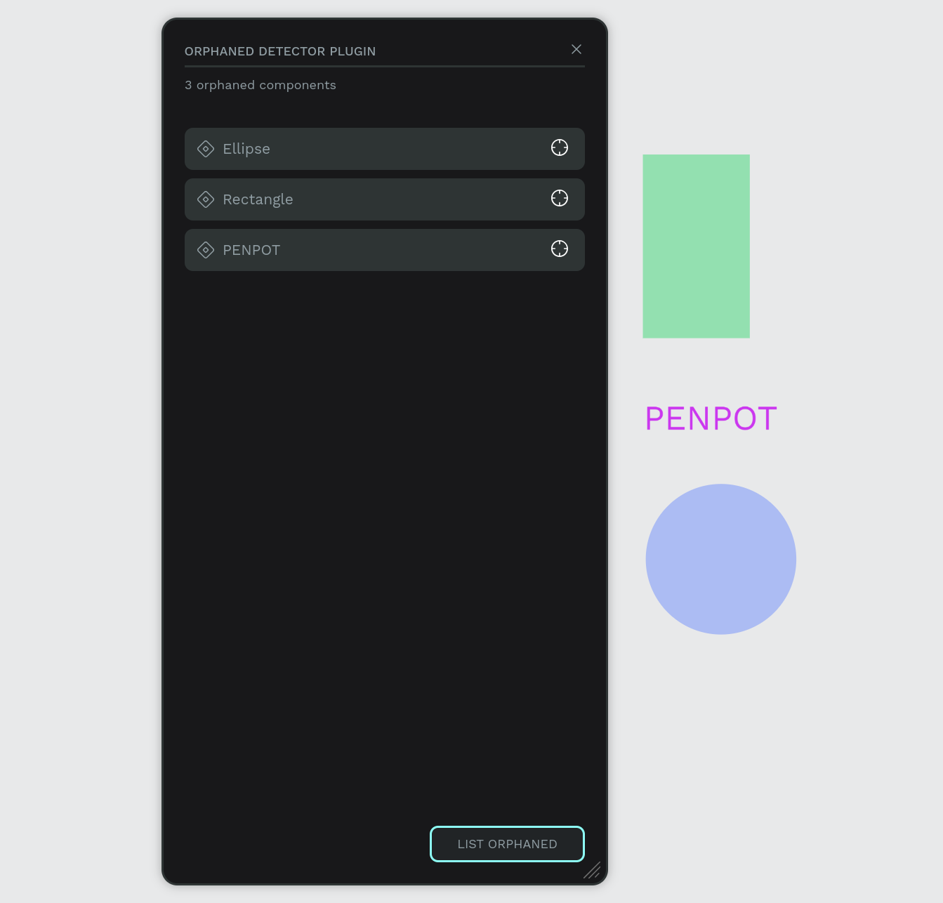 Orphaned Components Detector screenshot 2