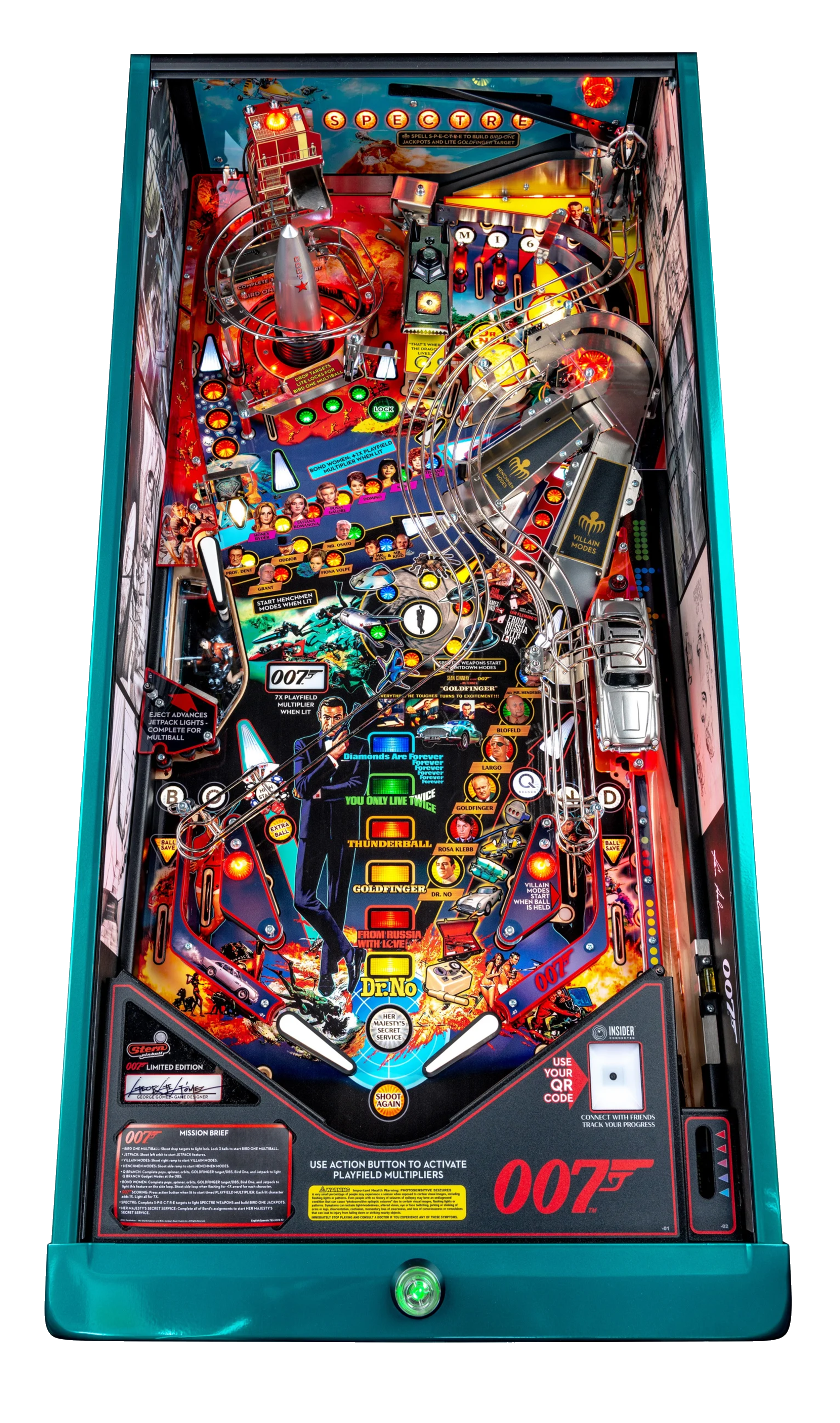 James Bond 007 Limited Edition playfield.