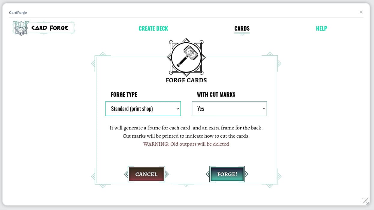 Cardforge screenshot 3