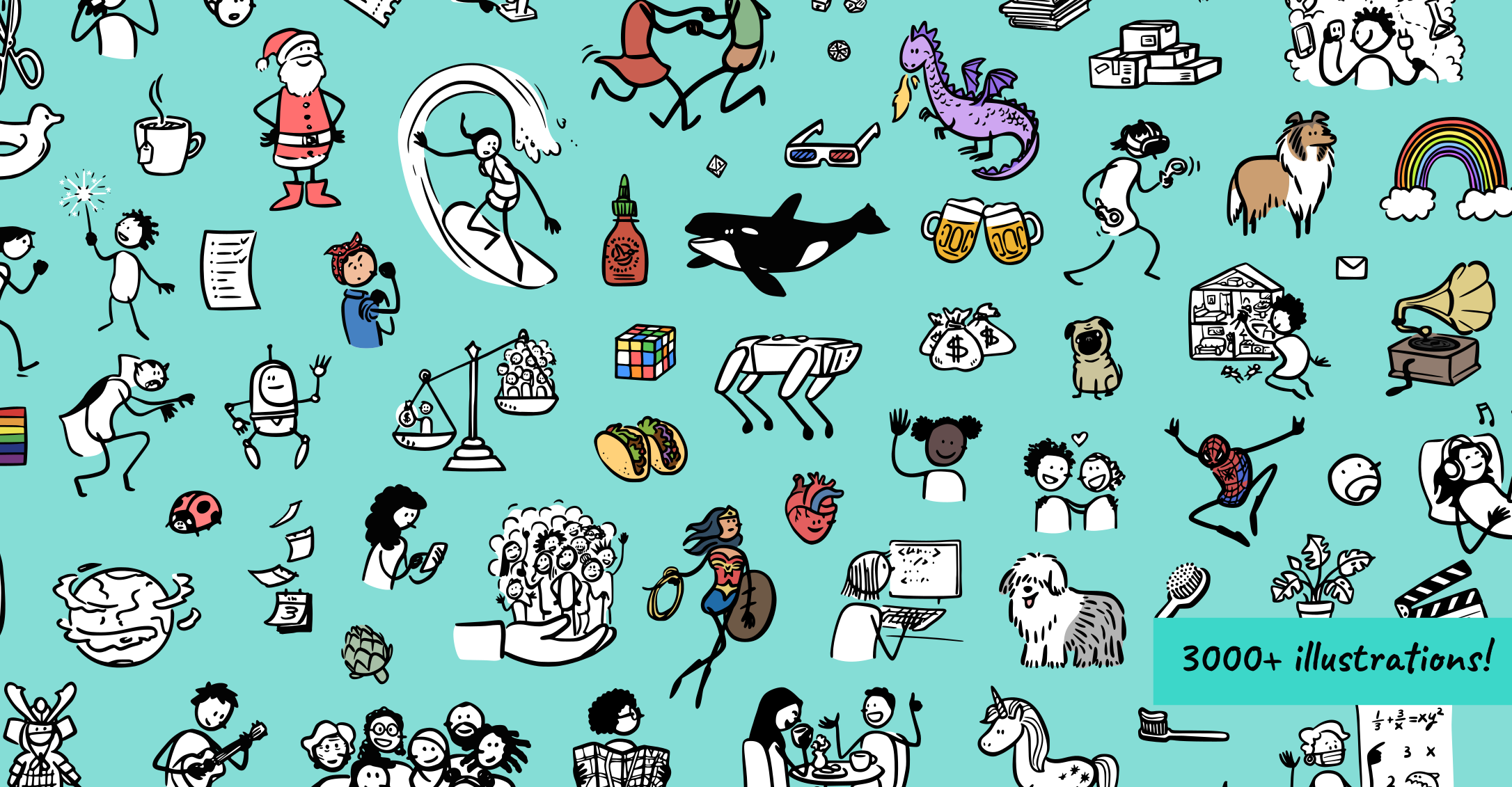 Cocomaterial illustrations