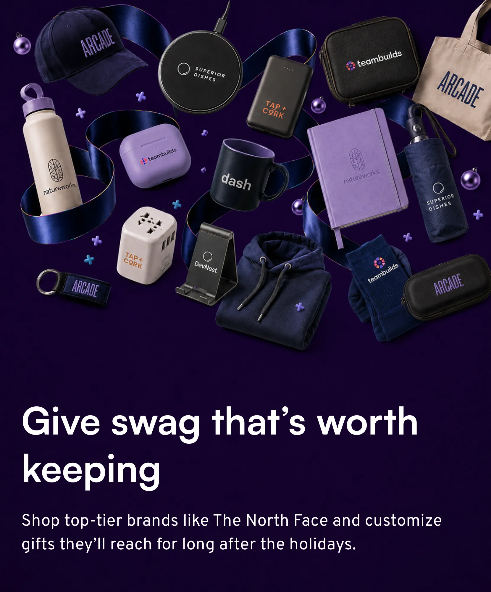 Order holiday swag now