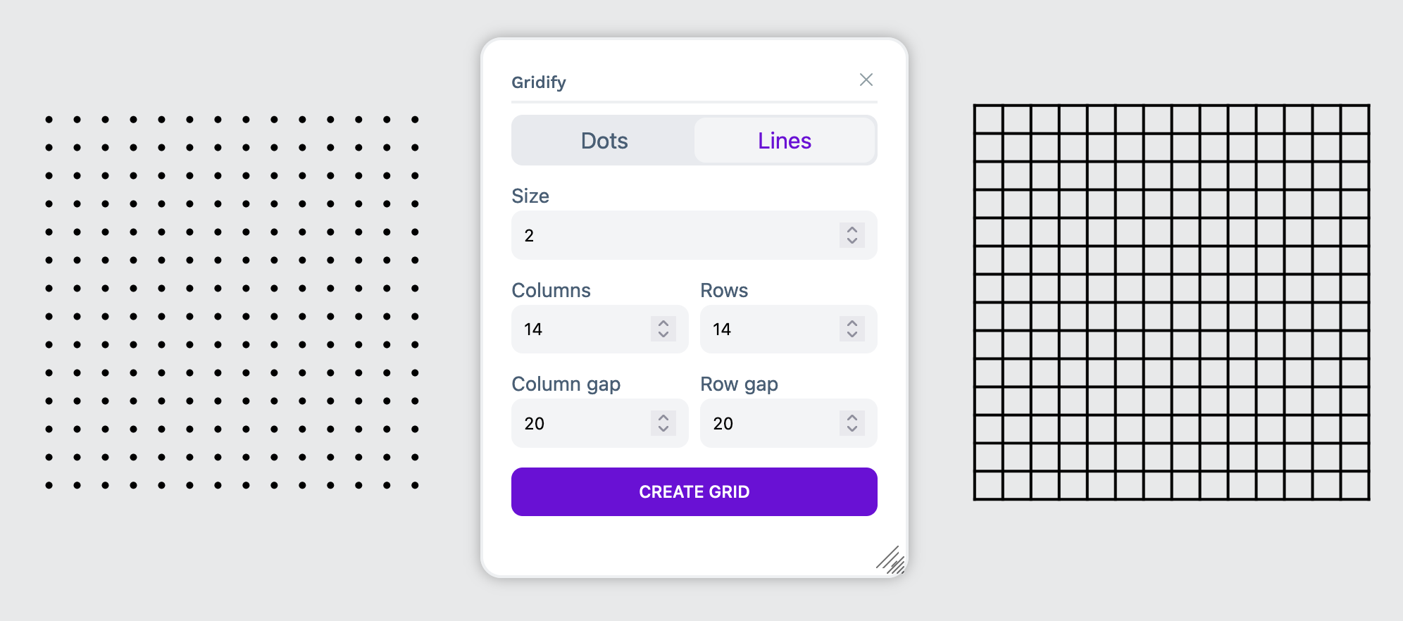 Gridify screenshot 2