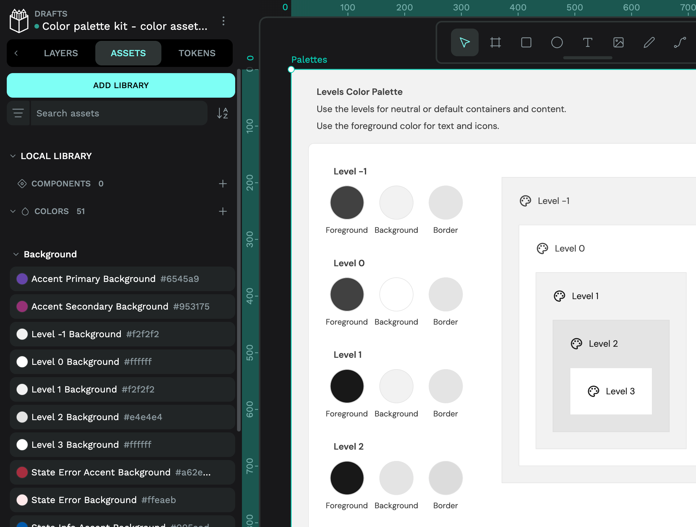 Color palette kit - Color assets edition screenshot 1